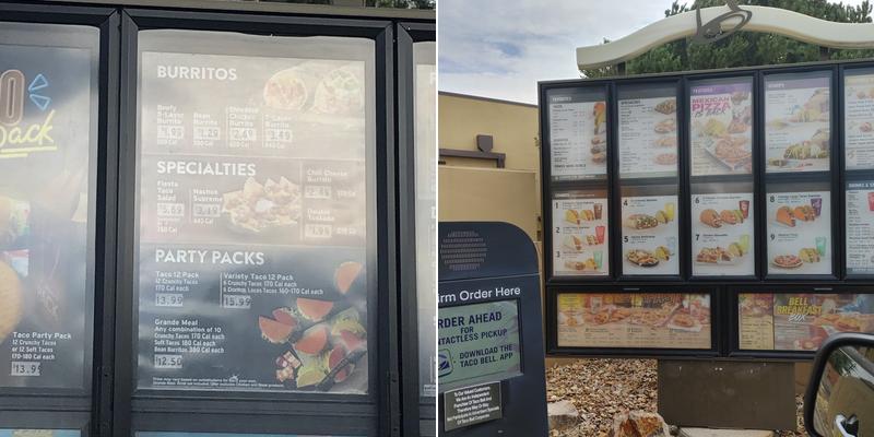 Taco Bell Menu