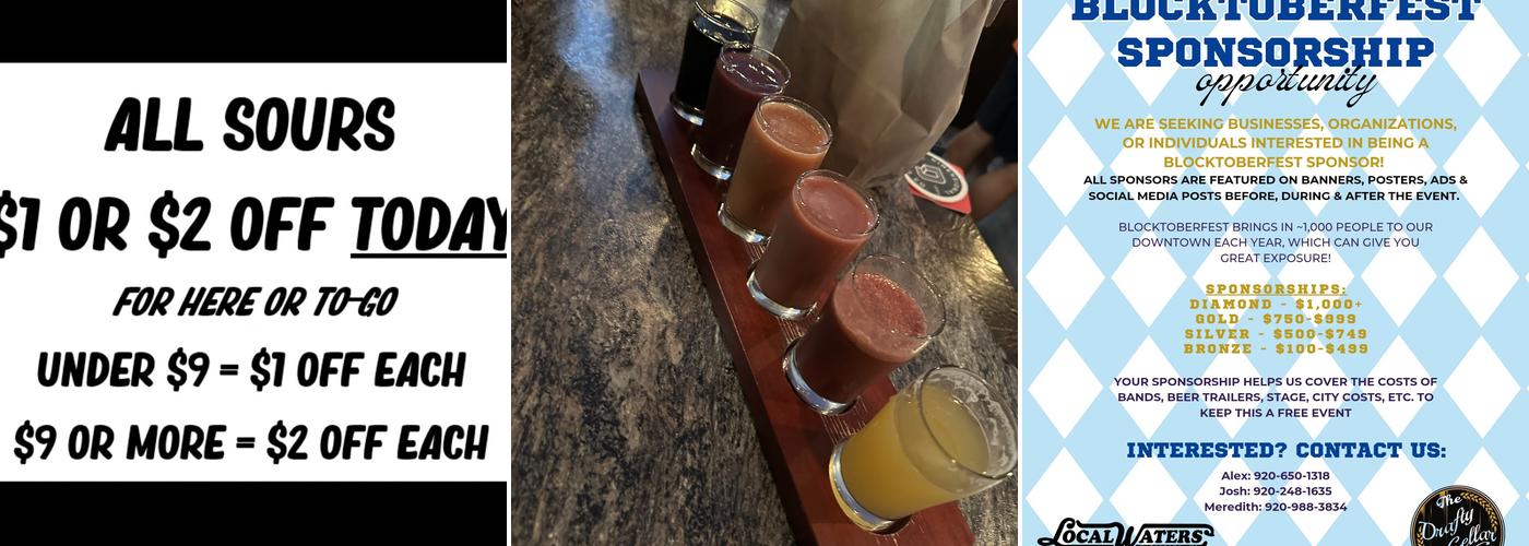 The Drafty Cellar Menu