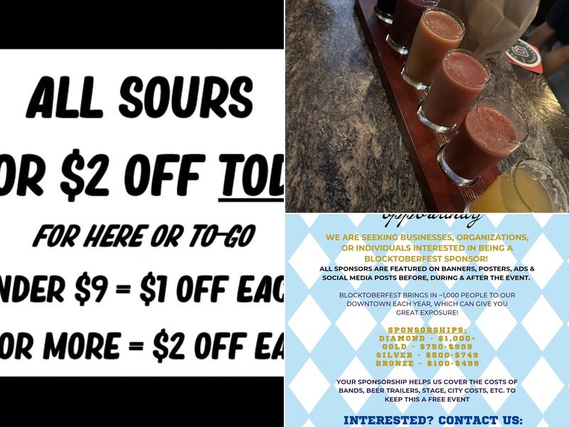 The Drafty Cellar Menu