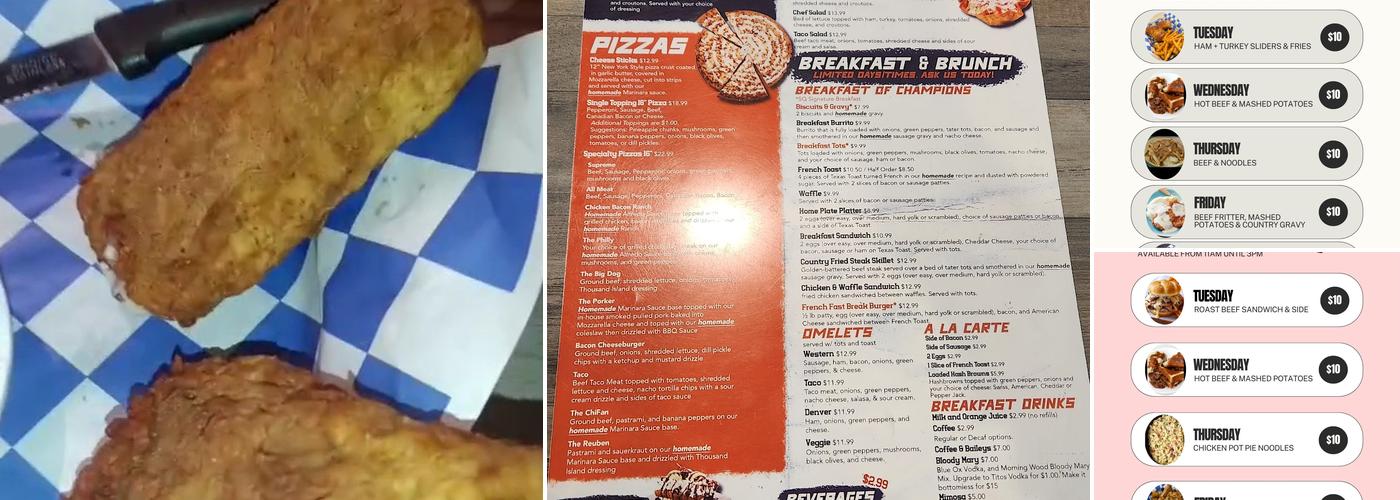 5th Quarter Menu