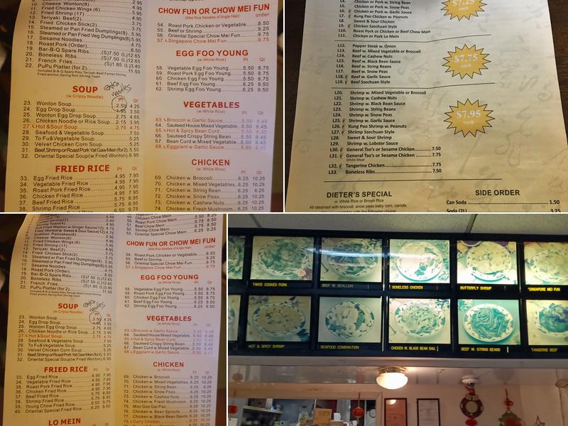 Oriental Kitchen Menu