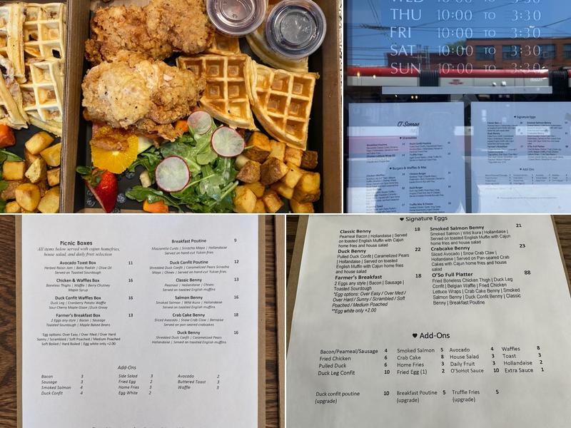 O'SOMAE Menu