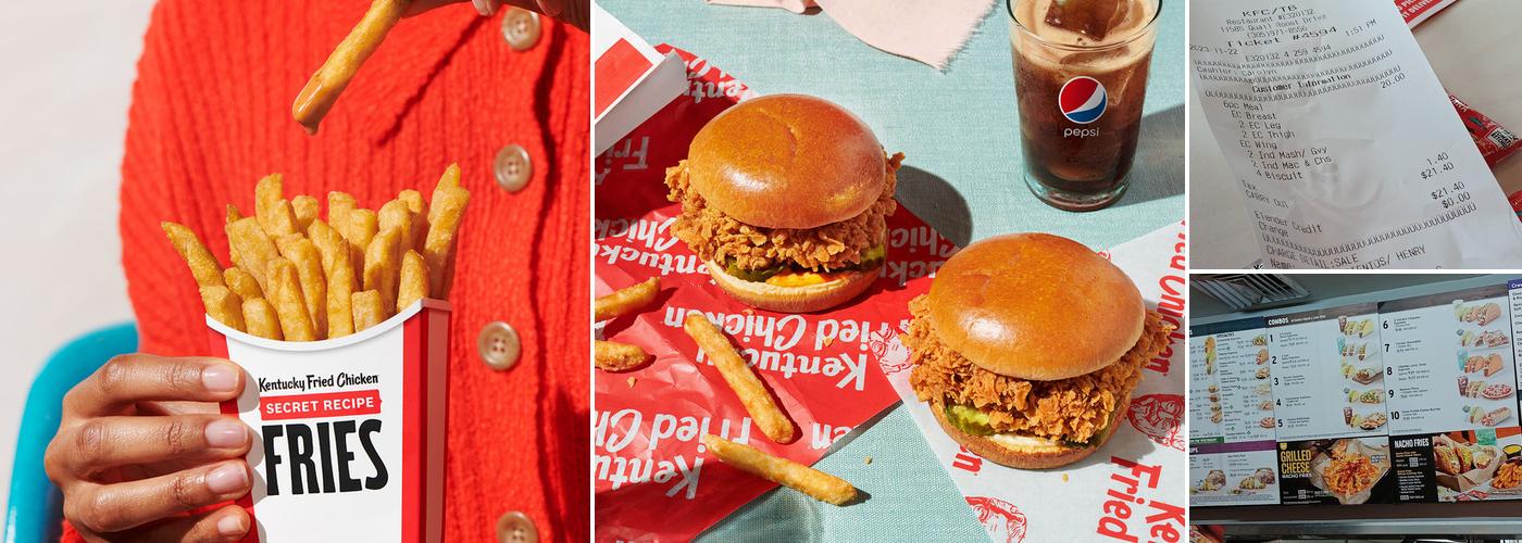 KFC Menu