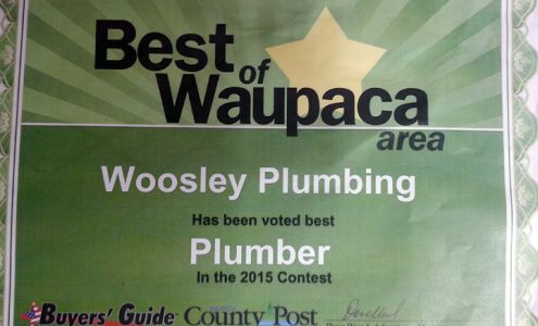 Woolsey Plumbing N2852 County Hwy QQ, Waupaca Wisconsin 54981