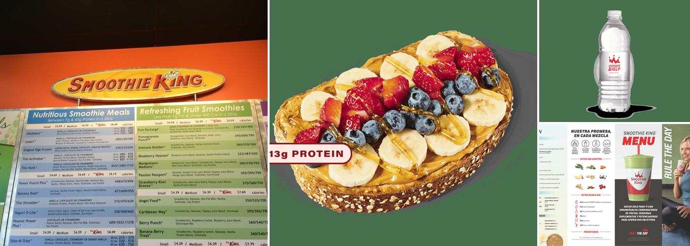 Smoothie King Menu