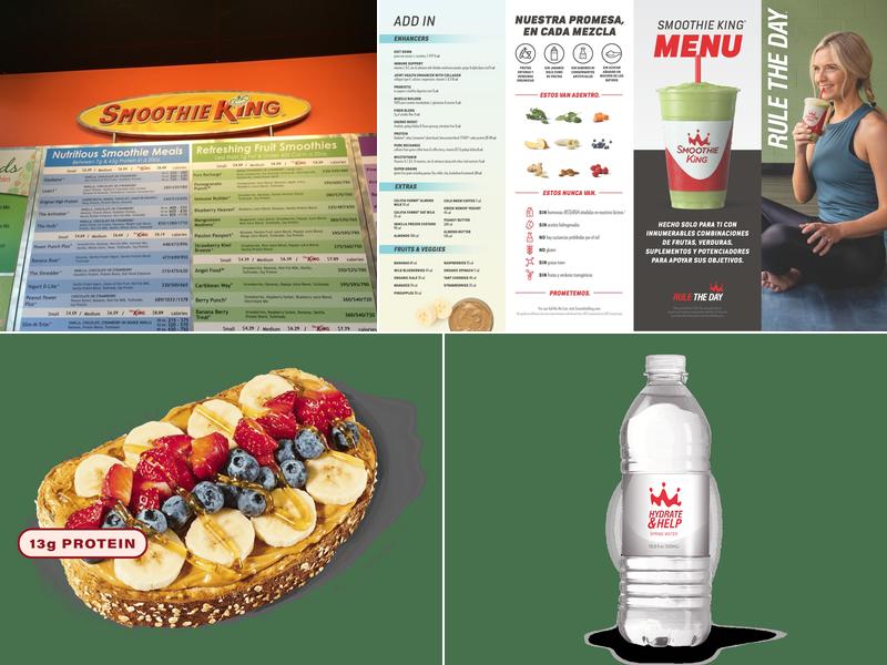 Smoothie King Menu