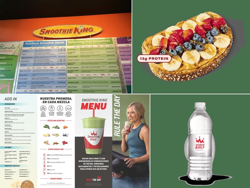 Smoothie King Menu
