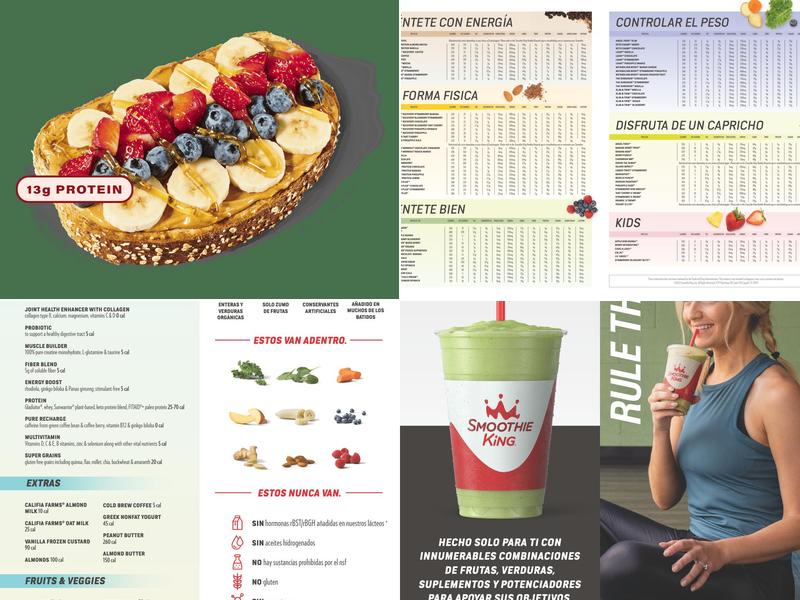 Smoothie King Menu