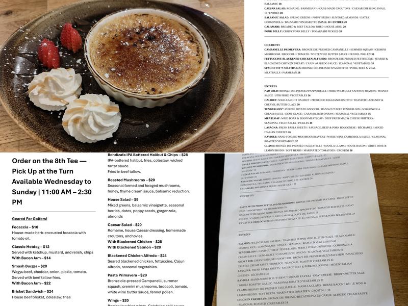 Wildflour Menu