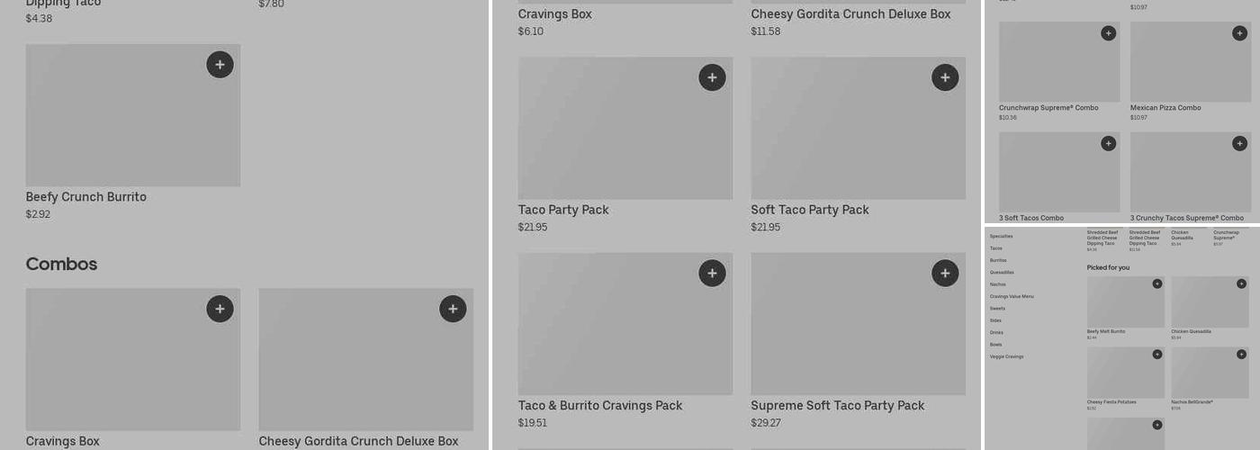 Taco Bell Menu