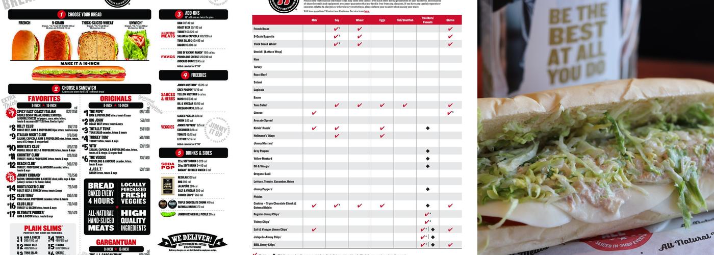 Jimmy John's Menu