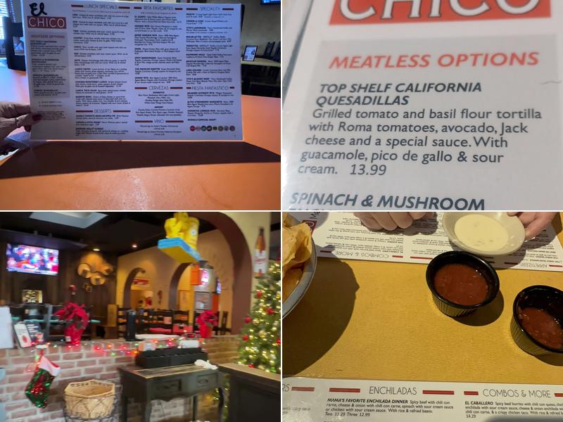 El Chico Menu