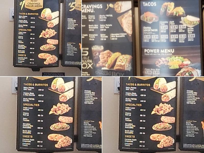 Taco Bell Menu