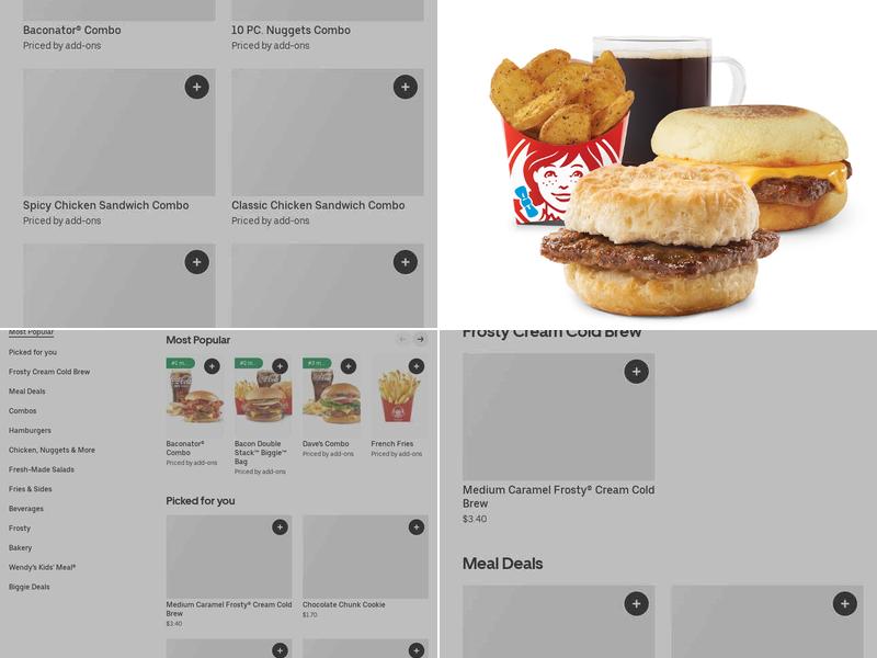 Wendy's Menu