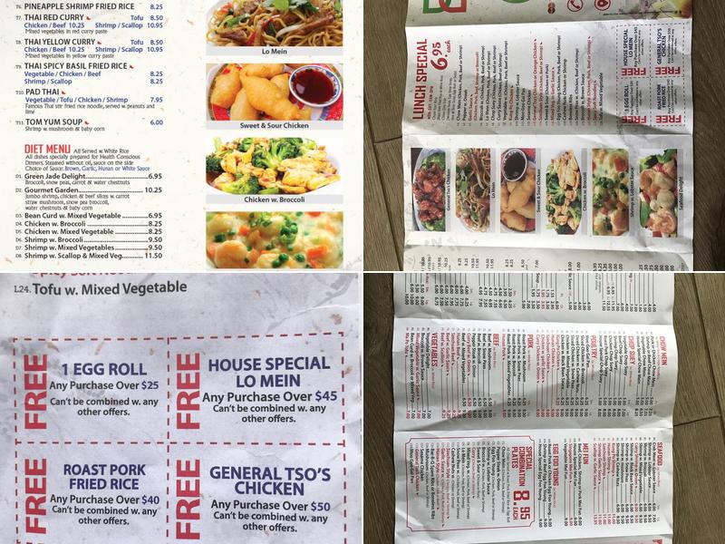 bo bo garden（Lehighton) Menu