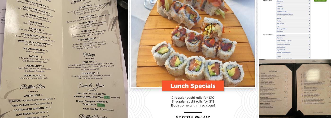 Peking Media Restaurant Menu