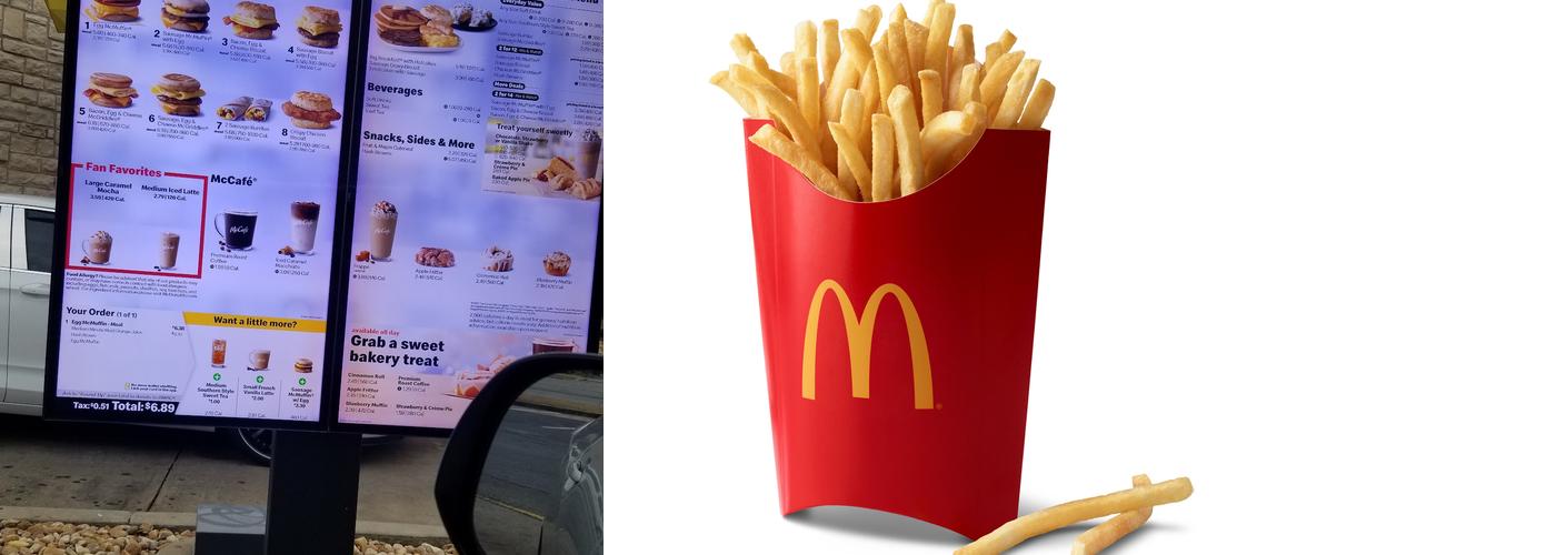 McDonald's Menu