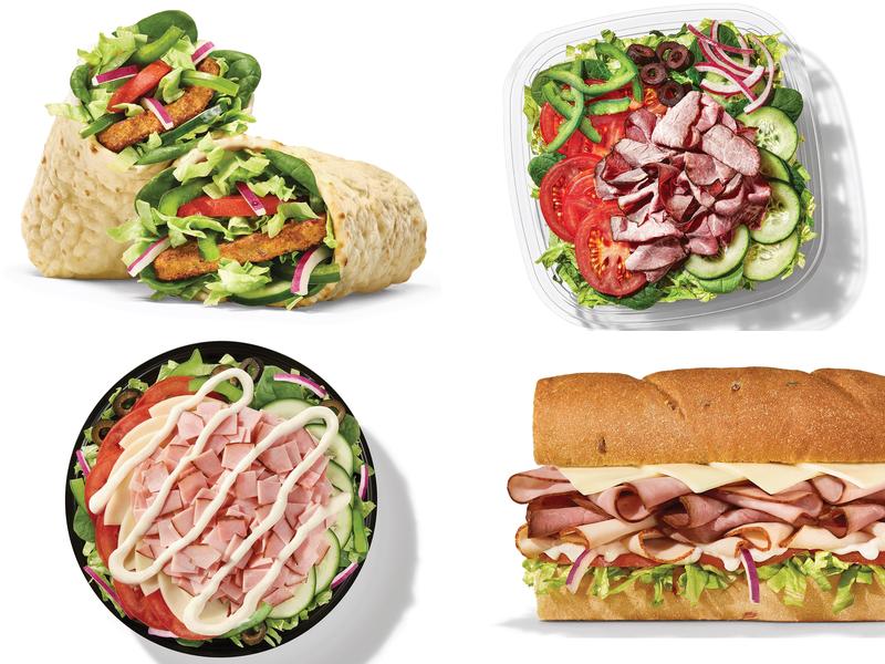 Subway Menu