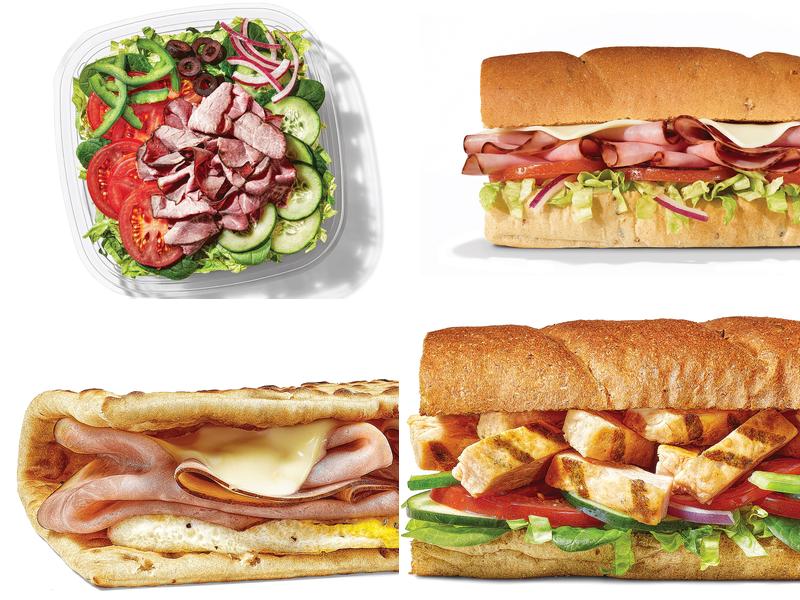 Subway Menu