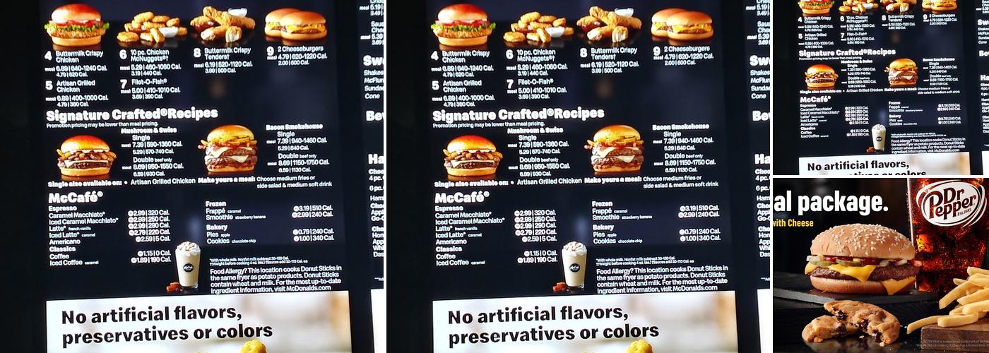 McDonald's Menu