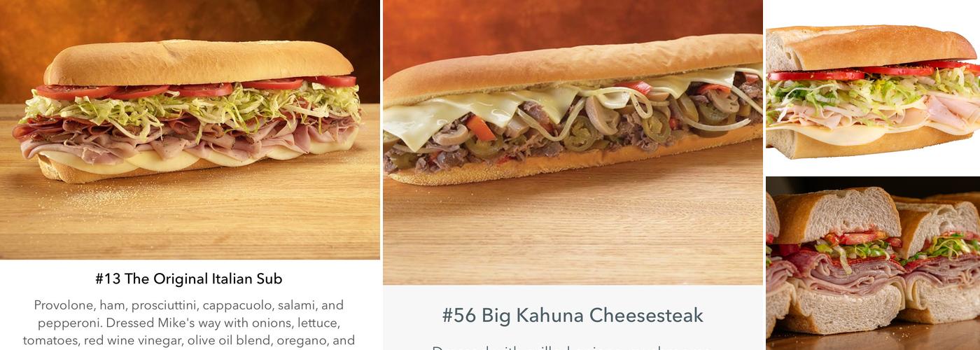 Jersey Mike's Subs Menu