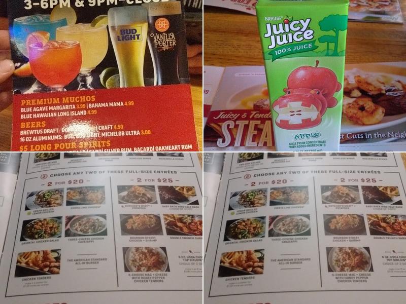 Applebee's Grill + Bar Menu