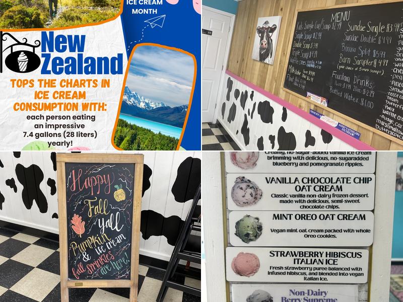 The Frozen Barn Menu