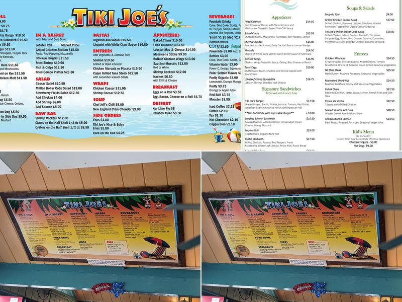 Tiki Joe’s Meschutt Menu