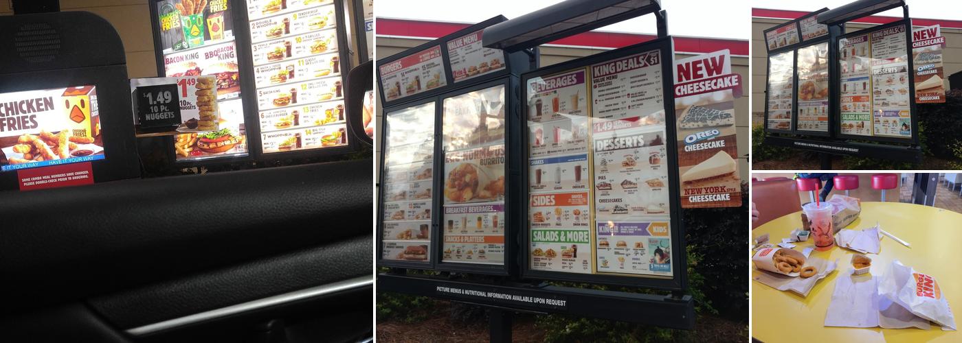 Burger King Menu