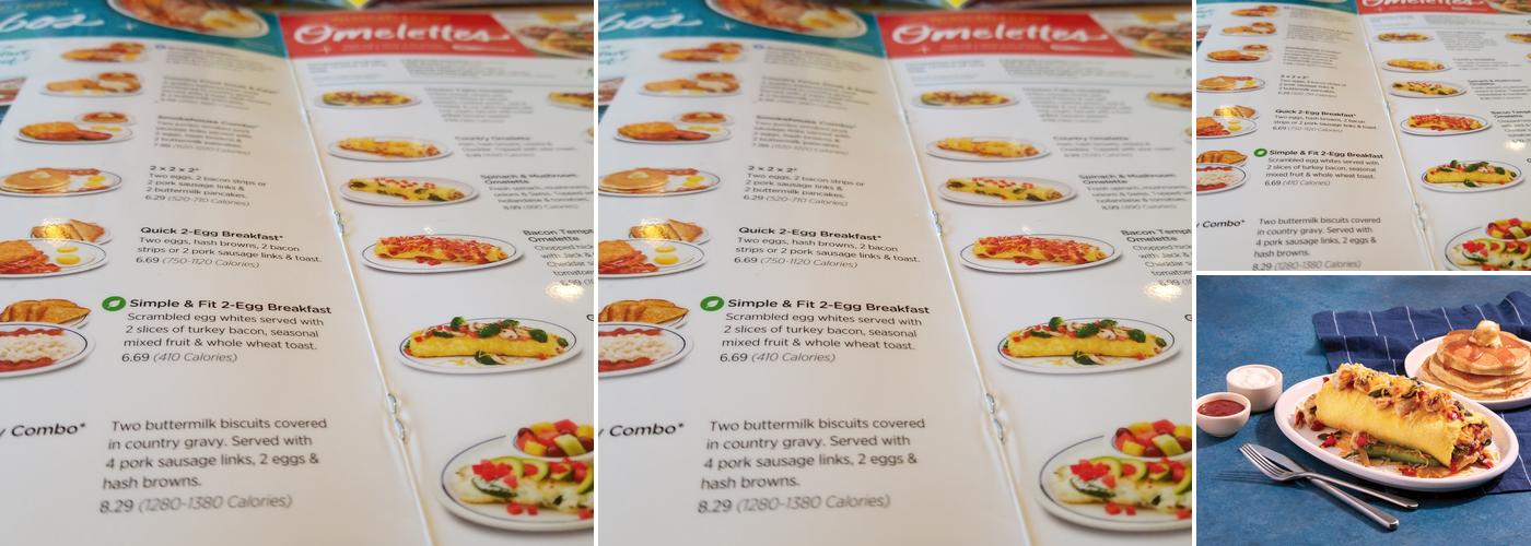 IHOP Menu