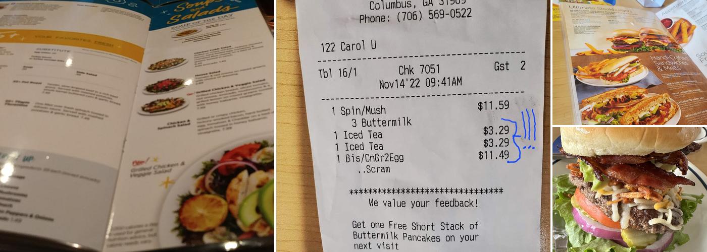 IHOP Menu