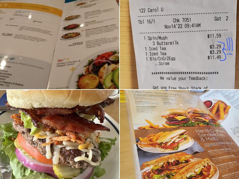 IHOP Menu