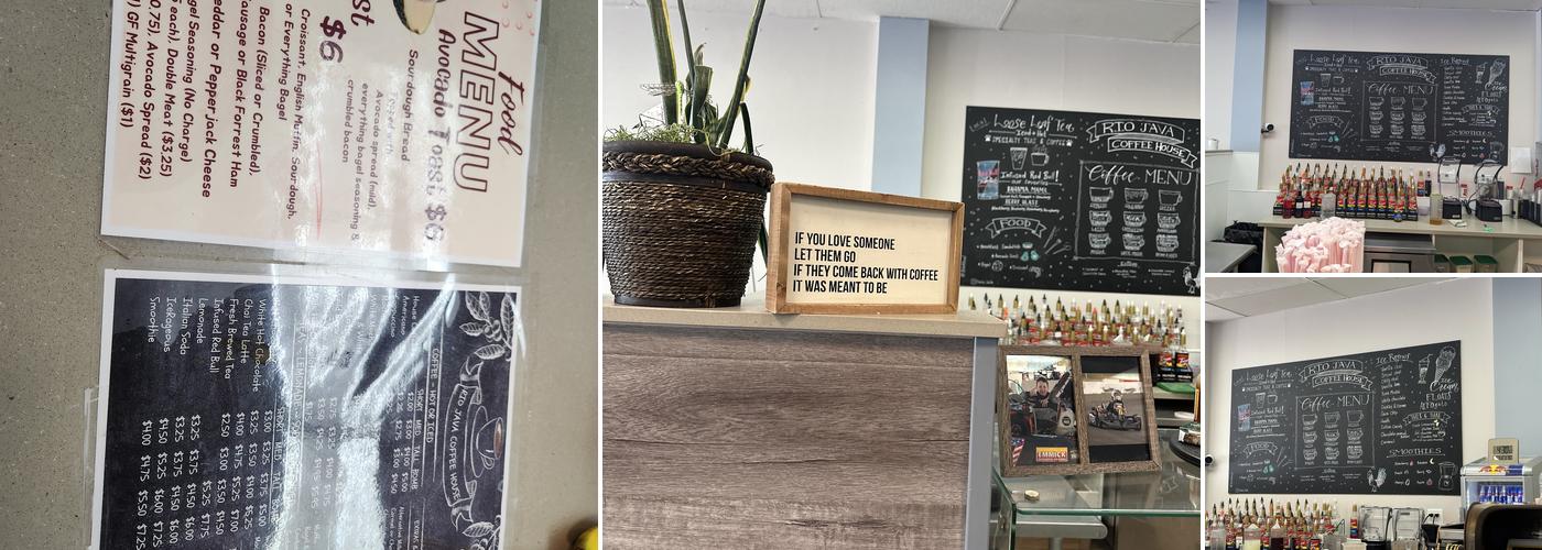 Rio Java Coffee House Menu