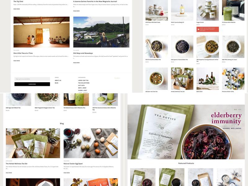 Tea Xotics Menu