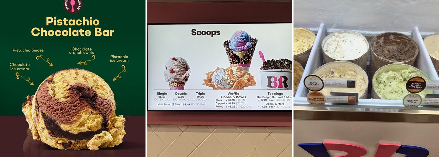 Baskin Robbins Menu