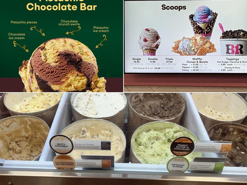 Baskin Robbins Menu