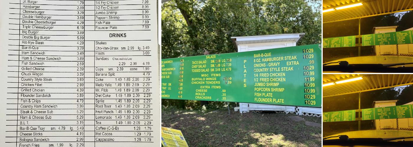 Circle Drive In Menu