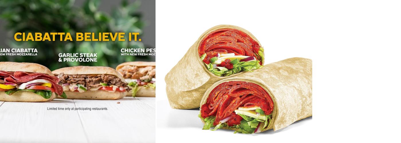 Subway Menu