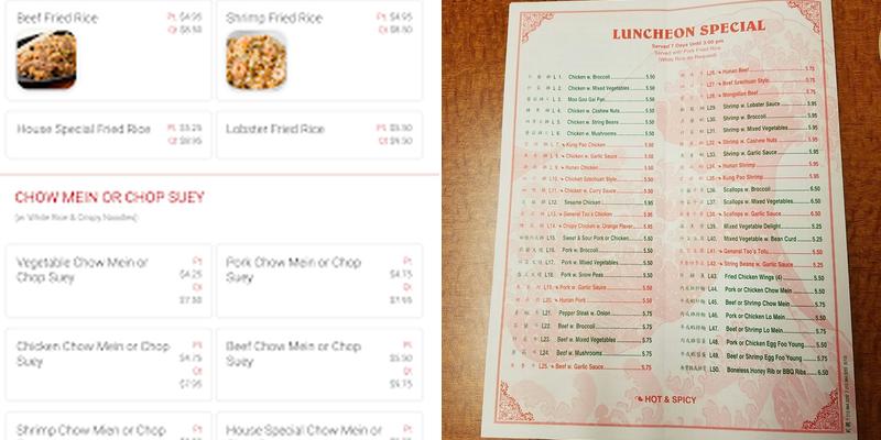 Panda House Menu