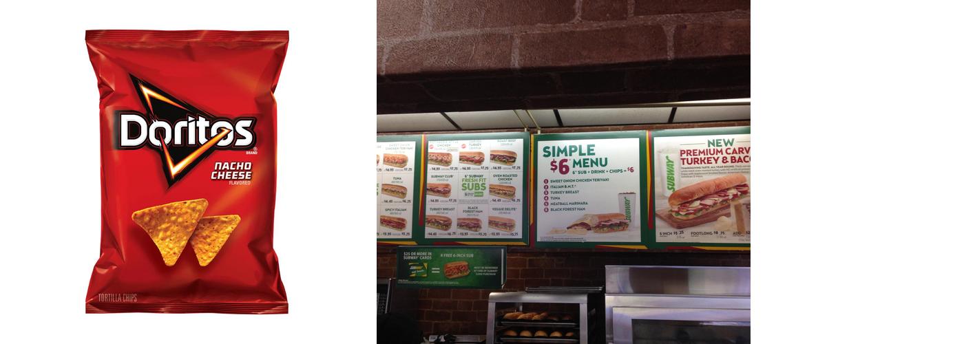 Subway Menu