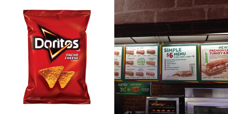 Subway Menu