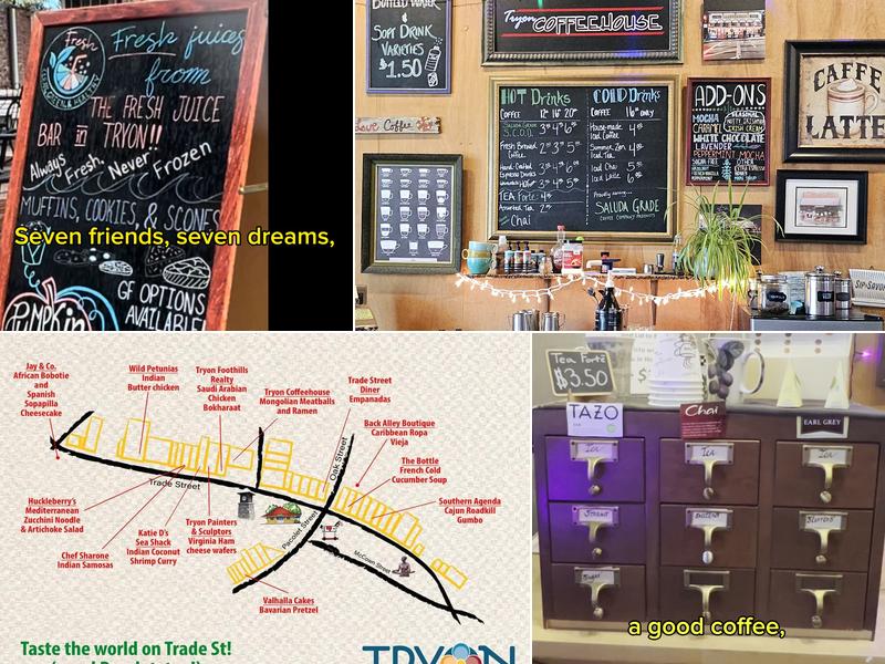 Tryon Coffeehouse Menu