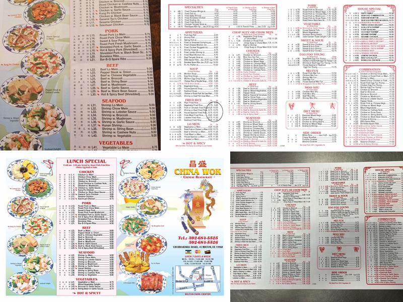 China Wok Menu