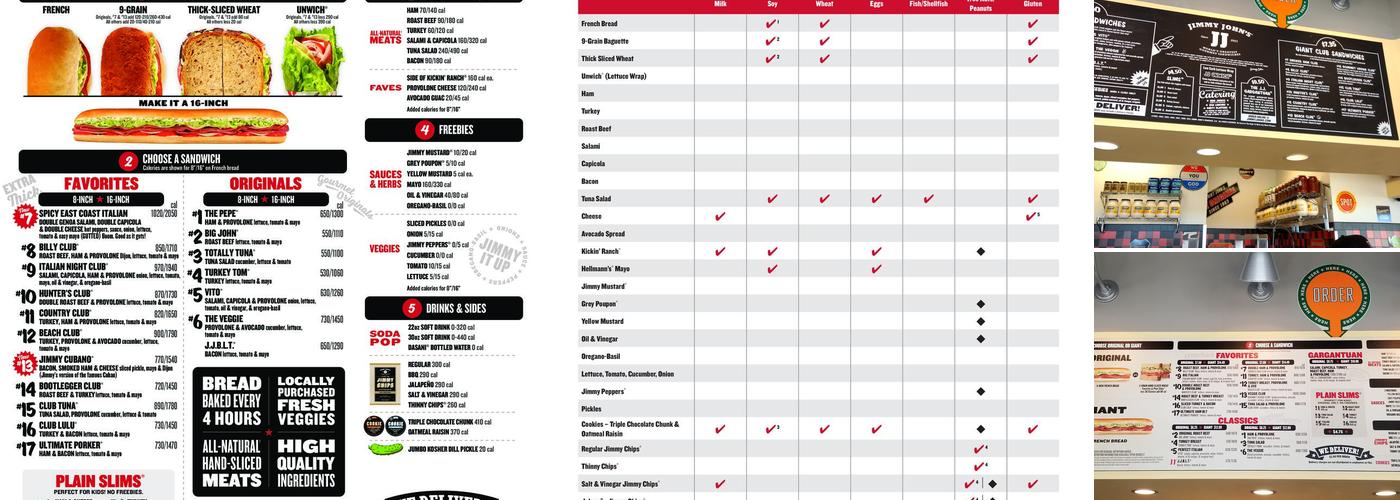 Jimmy John's Menu