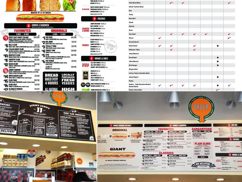 Jimmy John's Menu