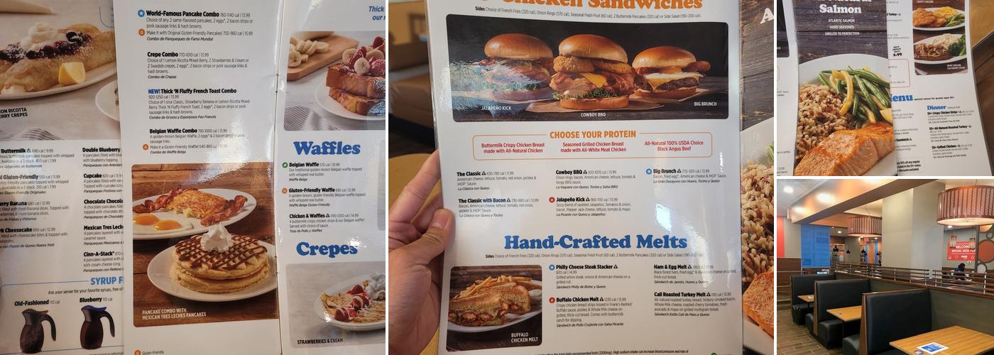 IHOP Menu
