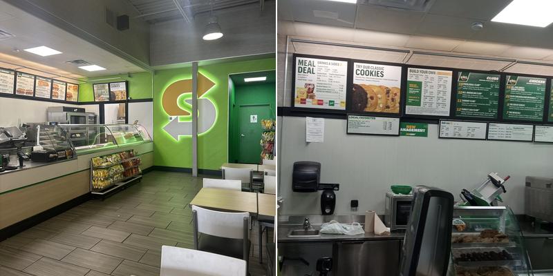 Subway Menu