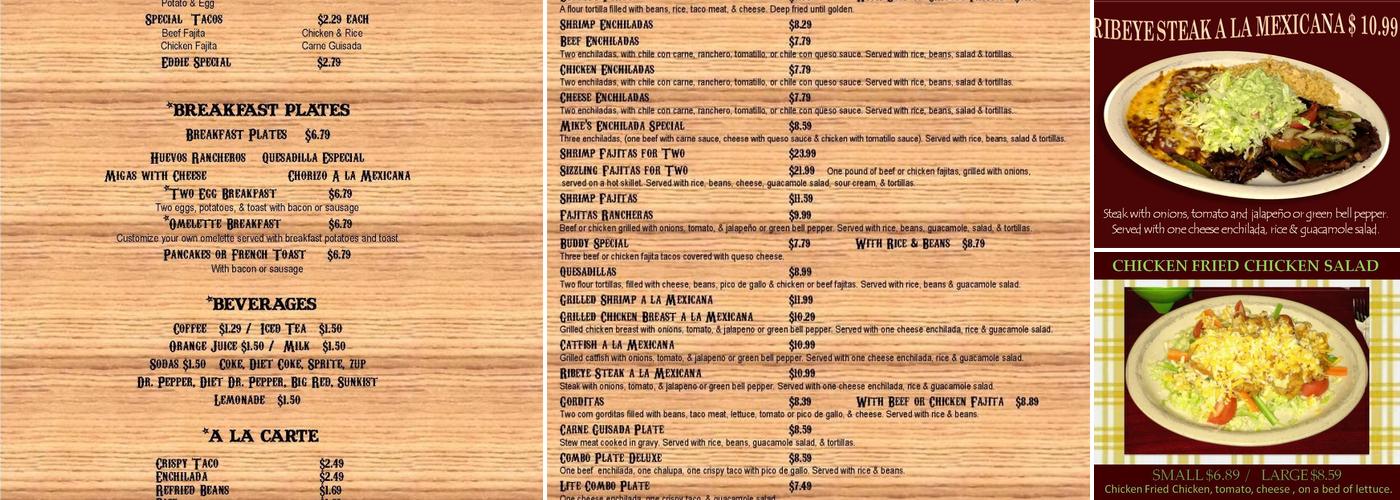 Granny’s Restaurant Menu