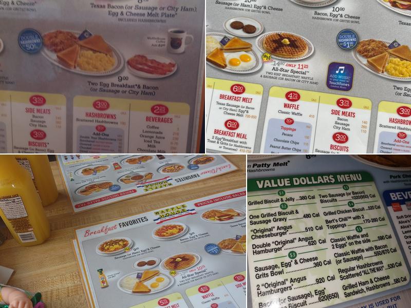 Waffle House Menu