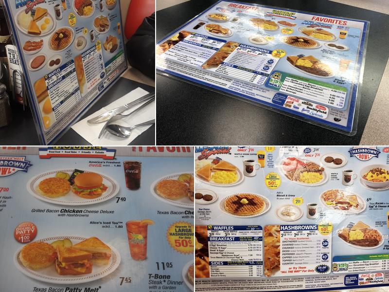 Waffle House Menu
